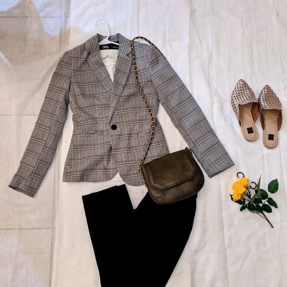 Plaid blazer